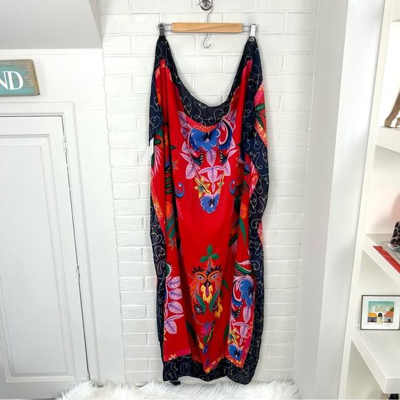 Desigual Tropical Nautical Print Large Scarf OS - Picture 1 of 8